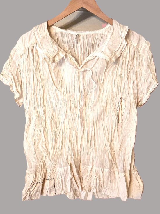Magnolia Pearl Tops - MAGNOLIA PEARL EUROPEAN COTTON IVORY TOP
